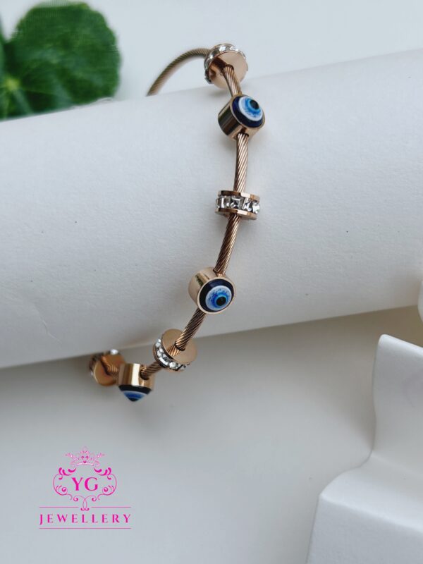 Evil eye bracelet (Rose gold)