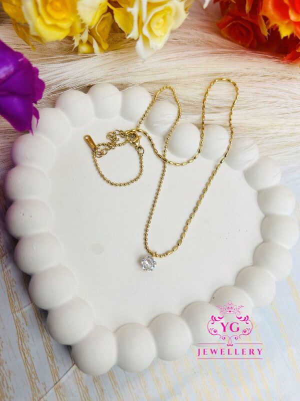 Round ss chain neckpiece - Image 2