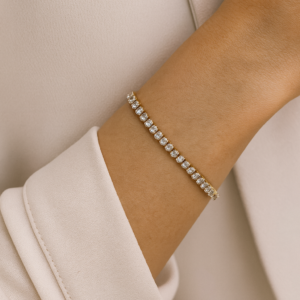 Stainless steel stone bracelet