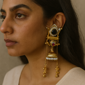 KASHMIRI BRASS EARRINGS