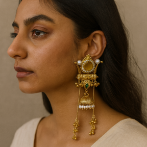 KASHMIRI BRASS EARRINGS